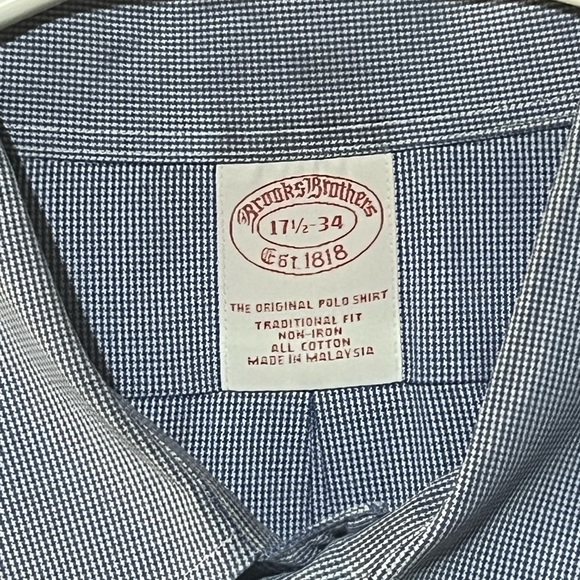 Brooks Brothers Light Blue Classic Dress Shirt - Picture 2 of 4